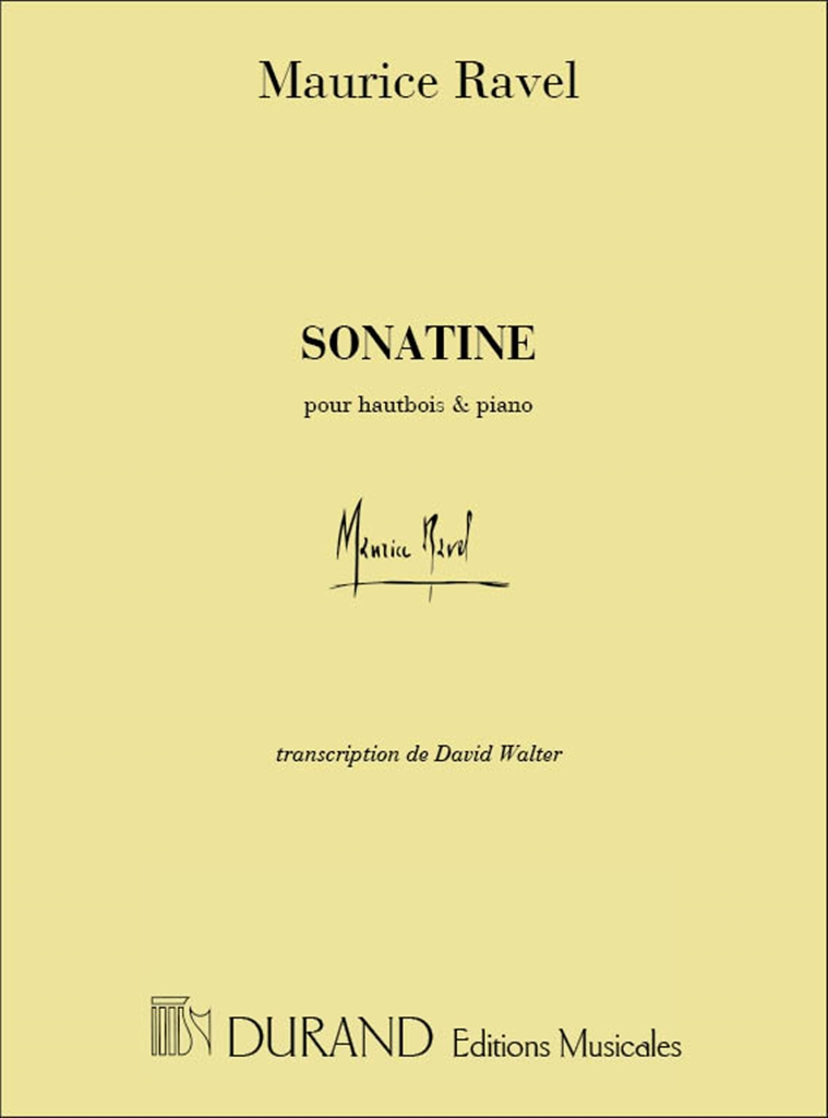 Cover: 9790044077137 | Sonatine (David Walter) | Maurice Ravel | Partitur | 2001