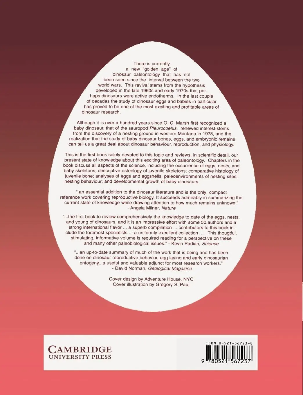 Rückseite: 9780521567237 | Dinosaur Eggs and Babies | Kenneth Carpenter (u. a.) | Taschenbuch