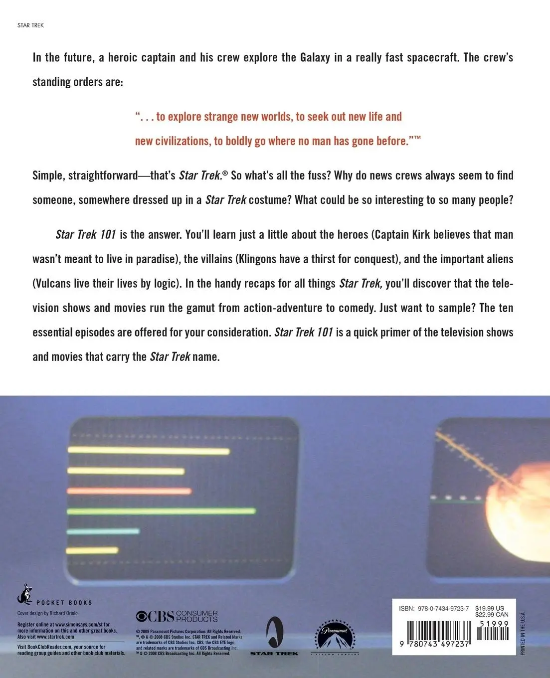 Rückseite: 9780743497237 | Star Trek 101 | A Practical Guide to Who, What, Where, and Why | Buch