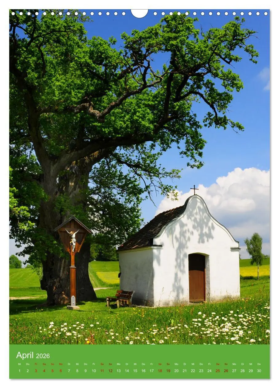 Bild: 9783516317237 | Malerische Kirchen und Kapellen (Wandkalender 2026 DIN A3 hoch),...