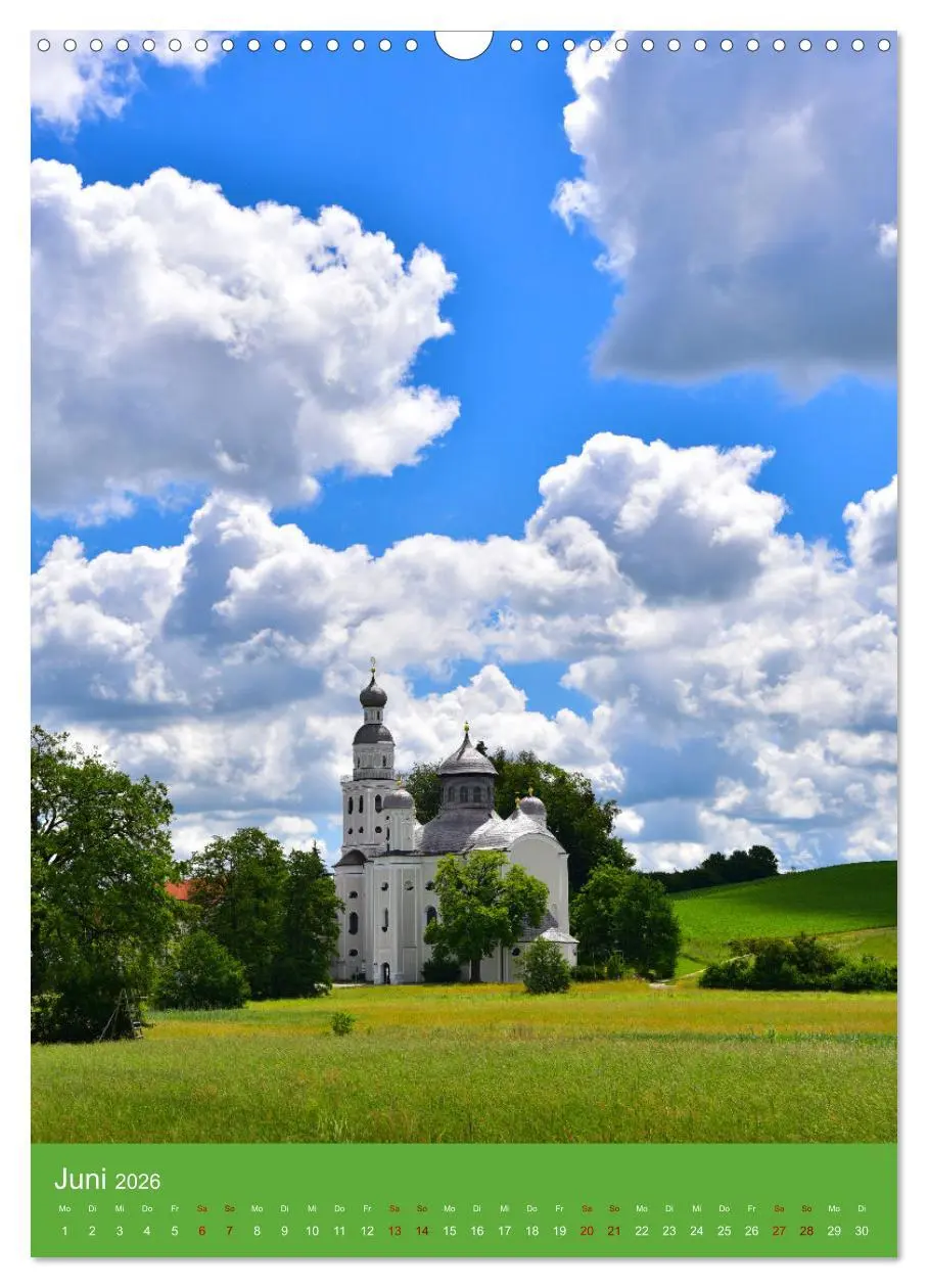 Bild: 9783516317237 | Malerische Kirchen und Kapellen (Wandkalender 2026 DIN A3 hoch),...