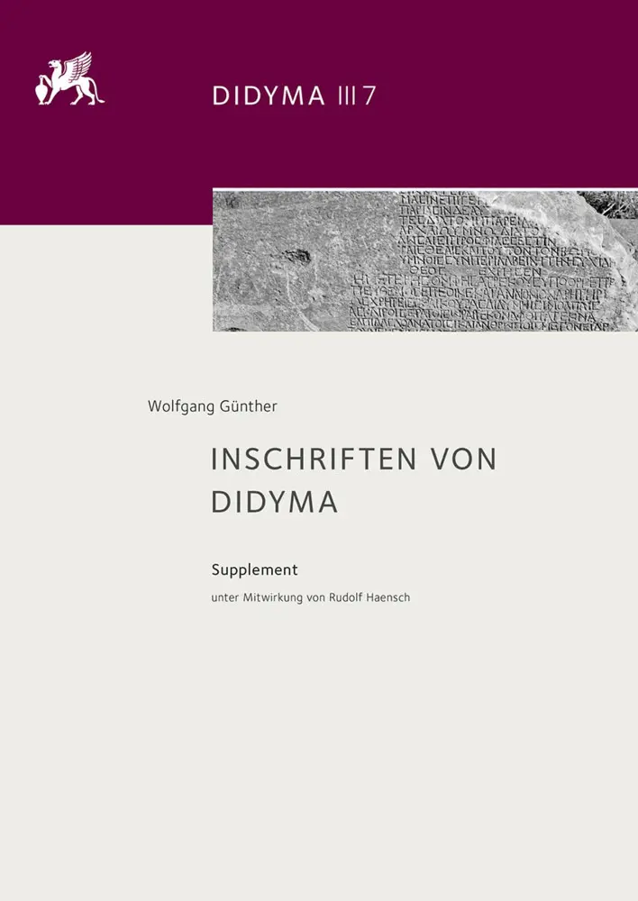 Cover: 9783752007237 | Inschriften von Didyma | Wolfgang Günther (u. a.) | Buch | Deutsch