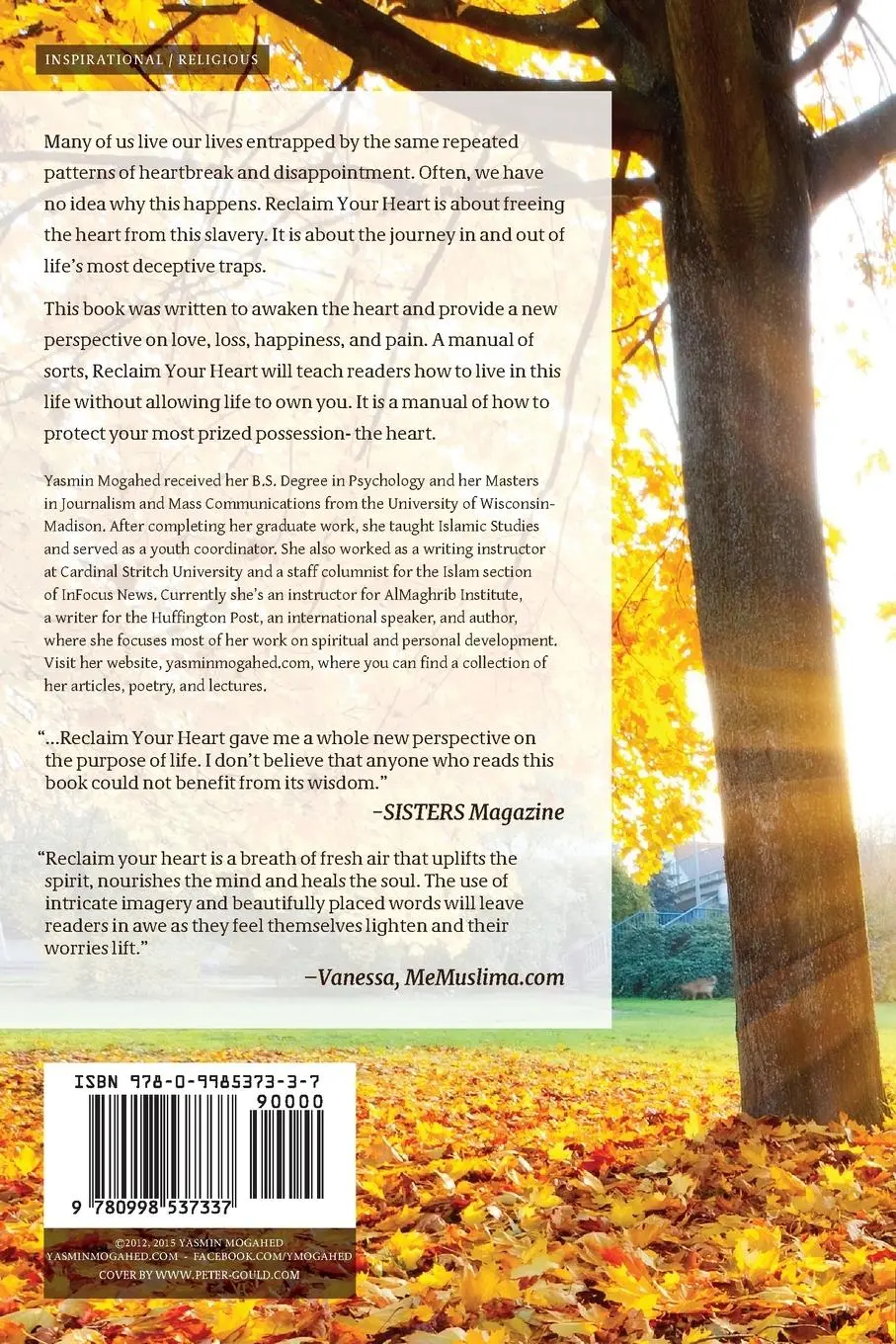 Rückseite: 9780998537337 | Reclaim Your Heart | Yasmin Mogahed | Taschenbuch | Englisch | 2015