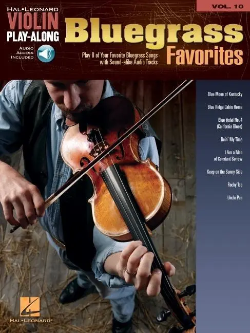 Cover: 9781423447337 | Bluegrass Favorites - Violin Play-Along Volume 10 Book/Online Audio