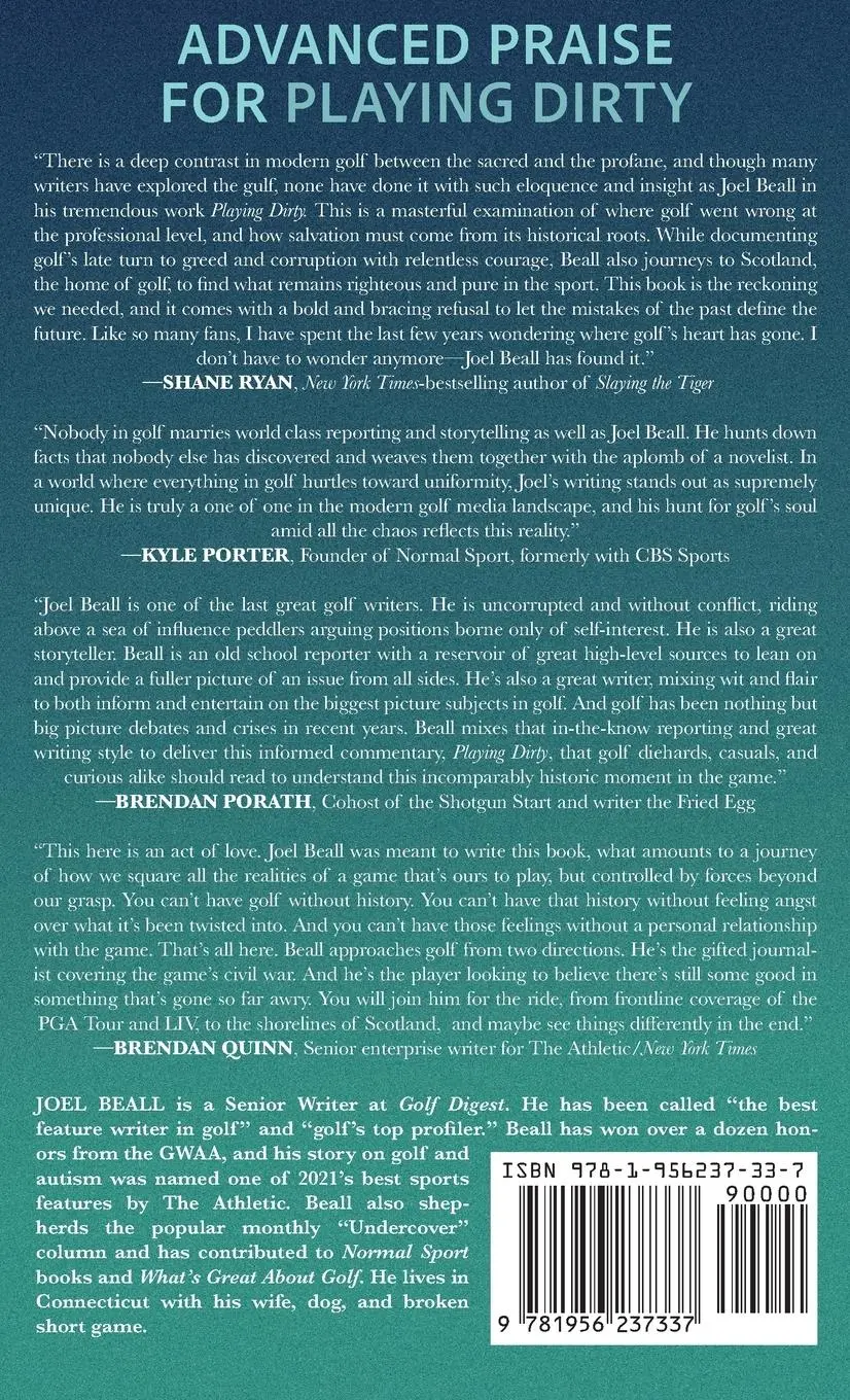 Rückseite: 9781956237337 | Playing Dirty | Joel Beall | Buch | Englisch | 2025 | Back Nine Press