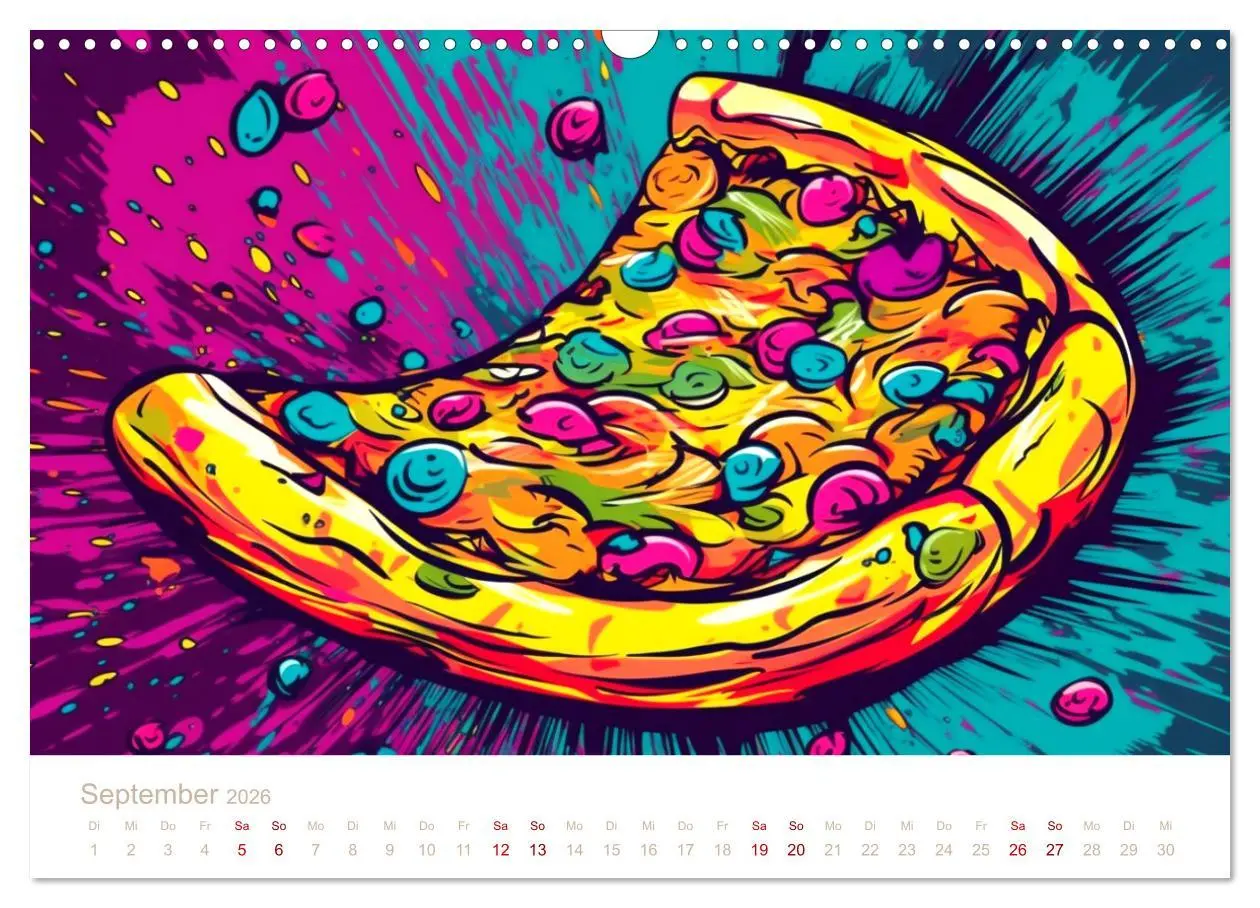 Bild: 9783457527337 | FAST FOOD KUNST (Wandkalender 2026 DIN A3 quer), CALVENDO...