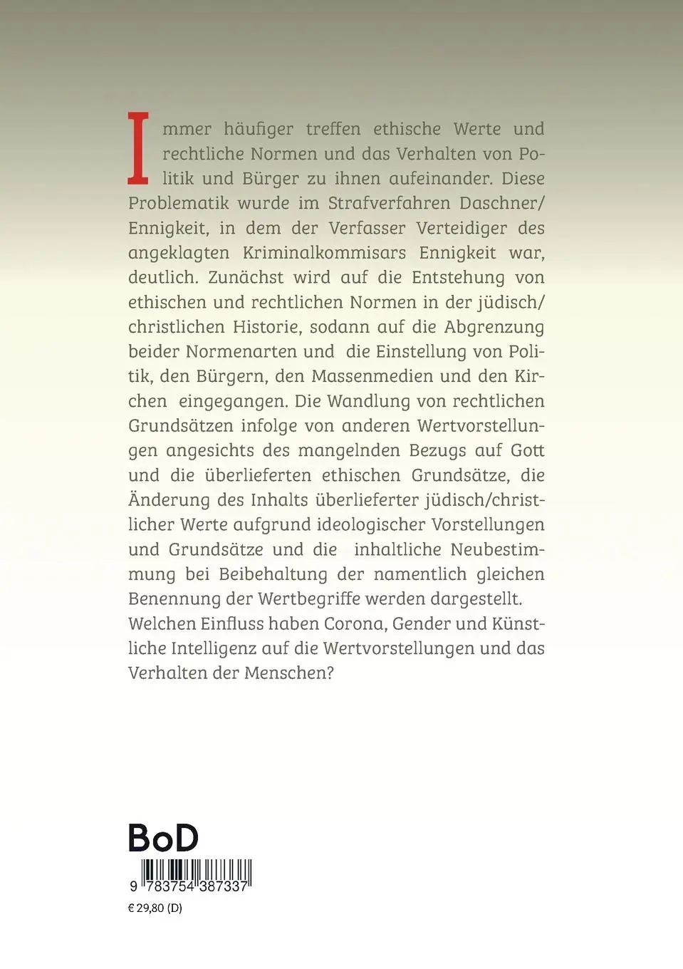 Rückseite: 9783754387337 | Ist Deutschland wert(e)los? | Lutz Simon | Taschenbuch | Paperback