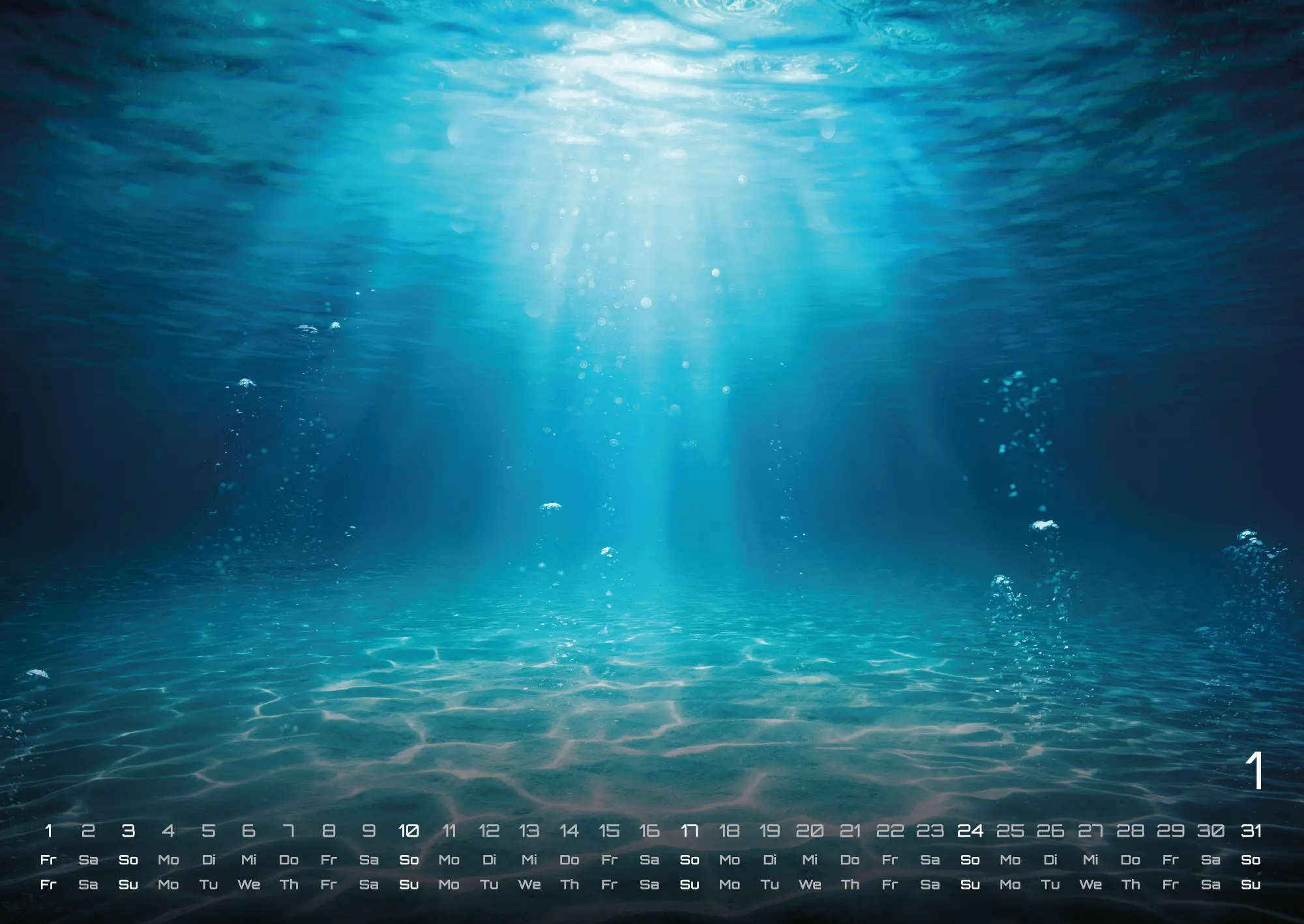 Bild: 9783986737337 | Meer - Im Rhythmus der Gezeiten! - 2027 - Kalender DIN A2 | de | 15 S.