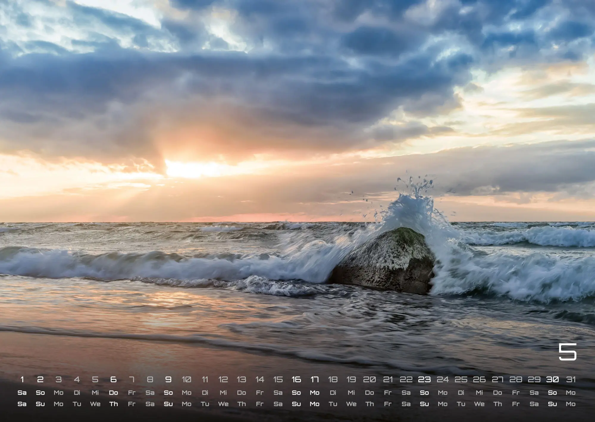 Bild: 9783986737337 | Meer - Im Rhythmus der Gezeiten! - 2027 - Kalender DIN A2 | de | 15 S.