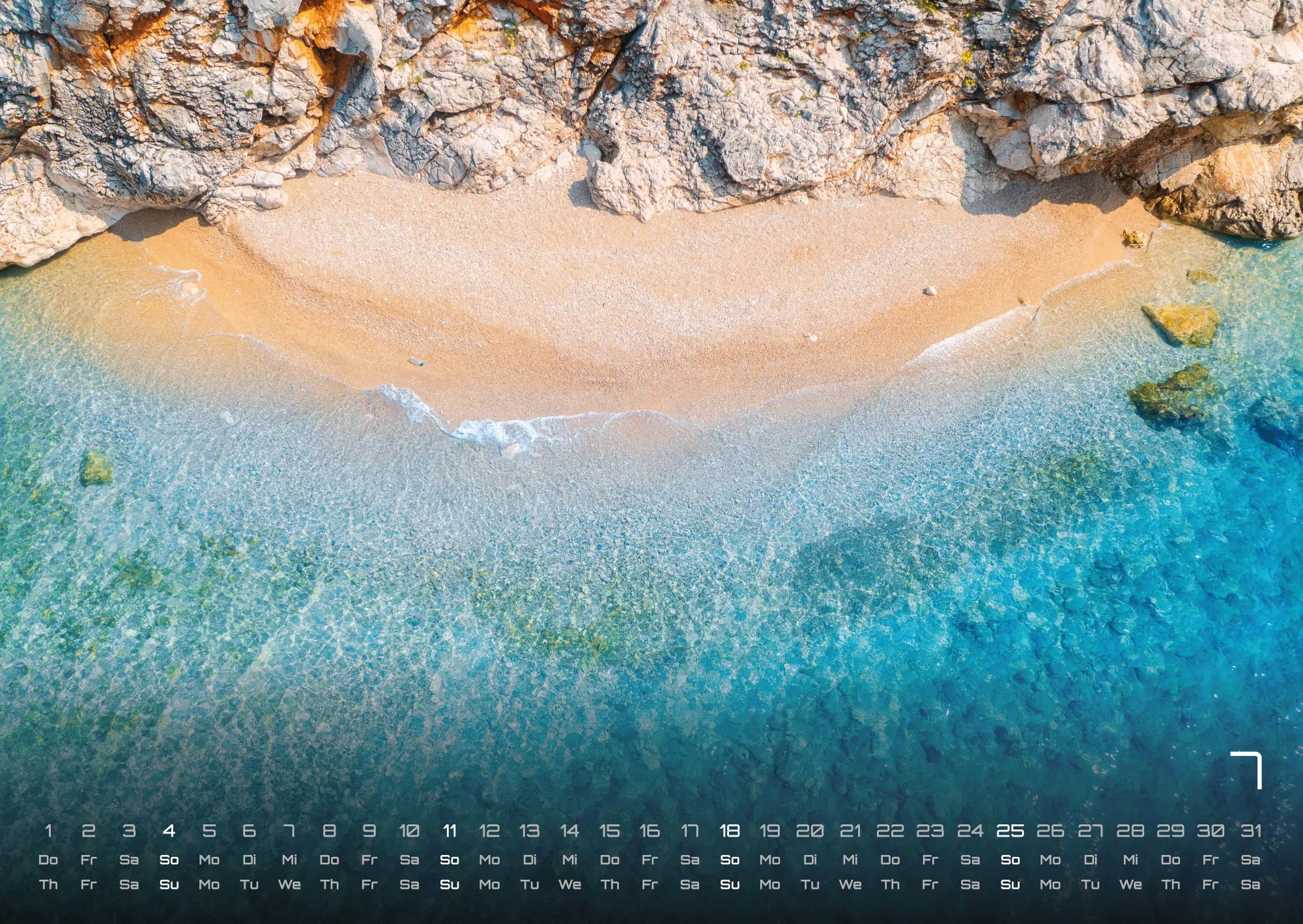 Bild: 9783986737337 | Meer - Im Rhythmus der Gezeiten! - 2027 - Kalender DIN A2 | de | 15 S.