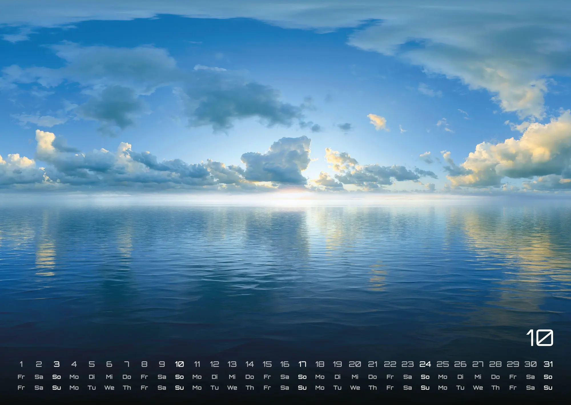 Bild: 9783986737337 | Meer - Im Rhythmus der Gezeiten! - 2027 - Kalender DIN A2 | de | 15 S.