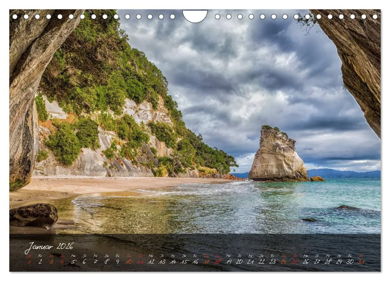 Bild: 9783516157437 | Neuseeland - Land der Maori (Wandkalender 2026 DIN A4 quer),...