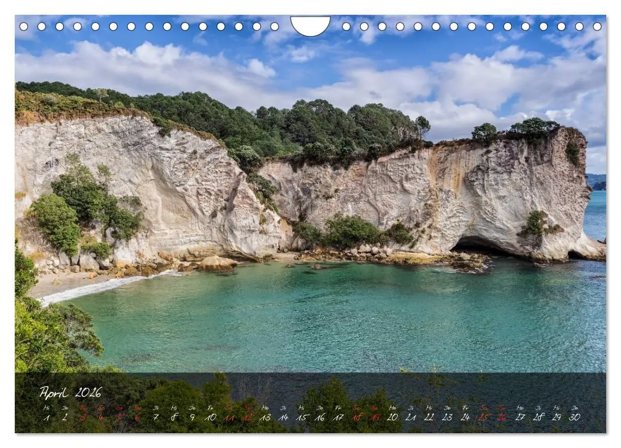 Bild: 9783516157437 | Neuseeland - Land der Maori (Wandkalender 2026 DIN A4 quer),...