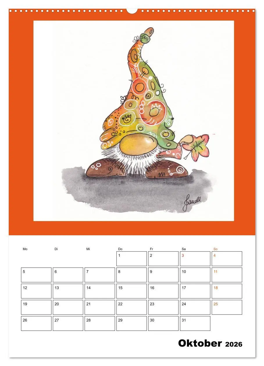Bild: 9783516397437 | WichtelParade (Wandkalender 2026 DIN A2 hoch), CALVENDO Monatskalender
