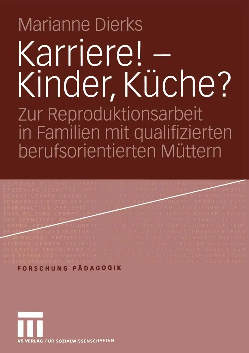 Cover: 9783531147437 | Karriere! - Kinder, Küche? | Marianne Dierks | Taschenbuch | 444 S.