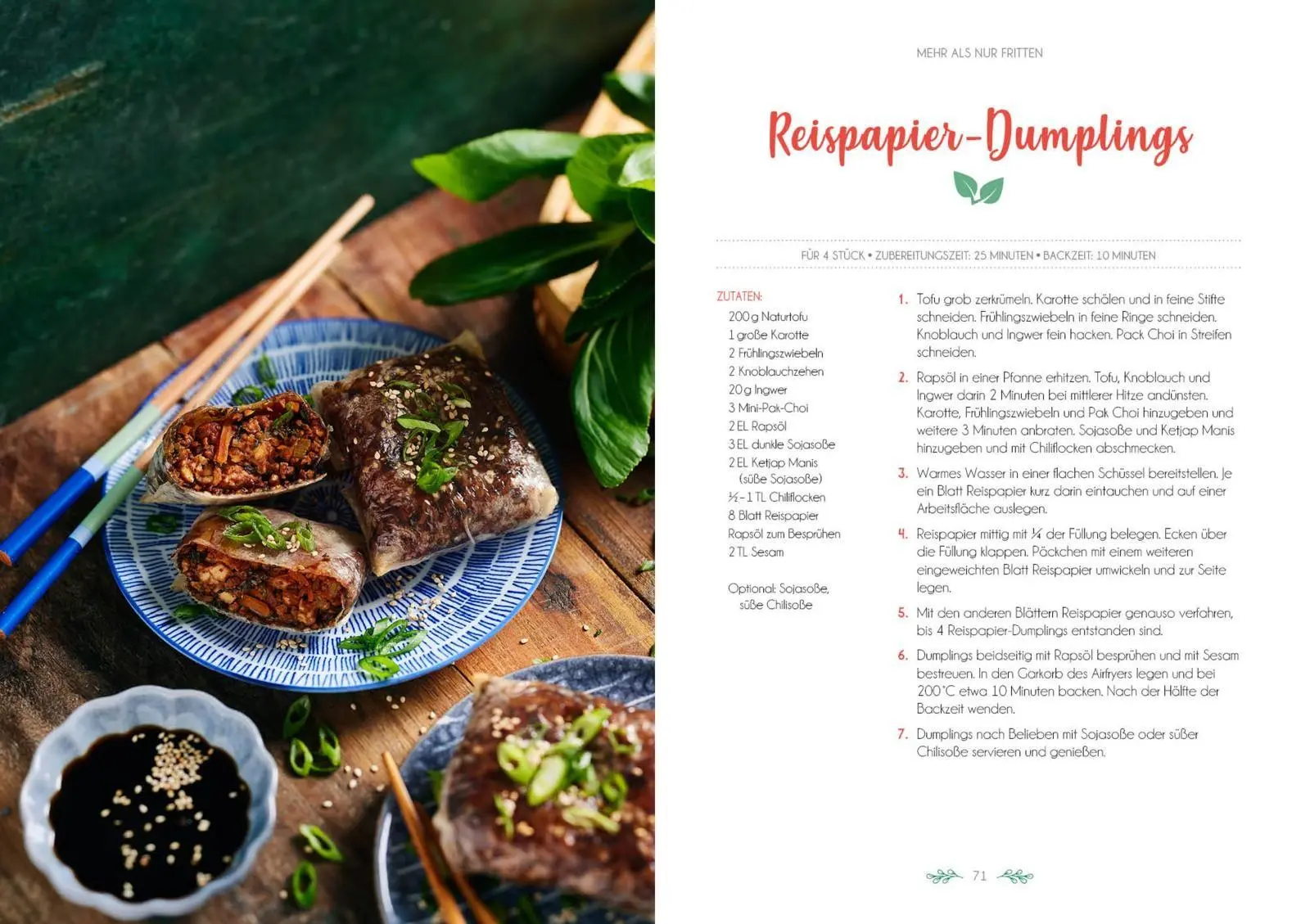 Bild: 9783742327437 | Das Airfryer-Kochbuch: Vegetarisch | Sabrina Sue Daniels | Taschenbuch