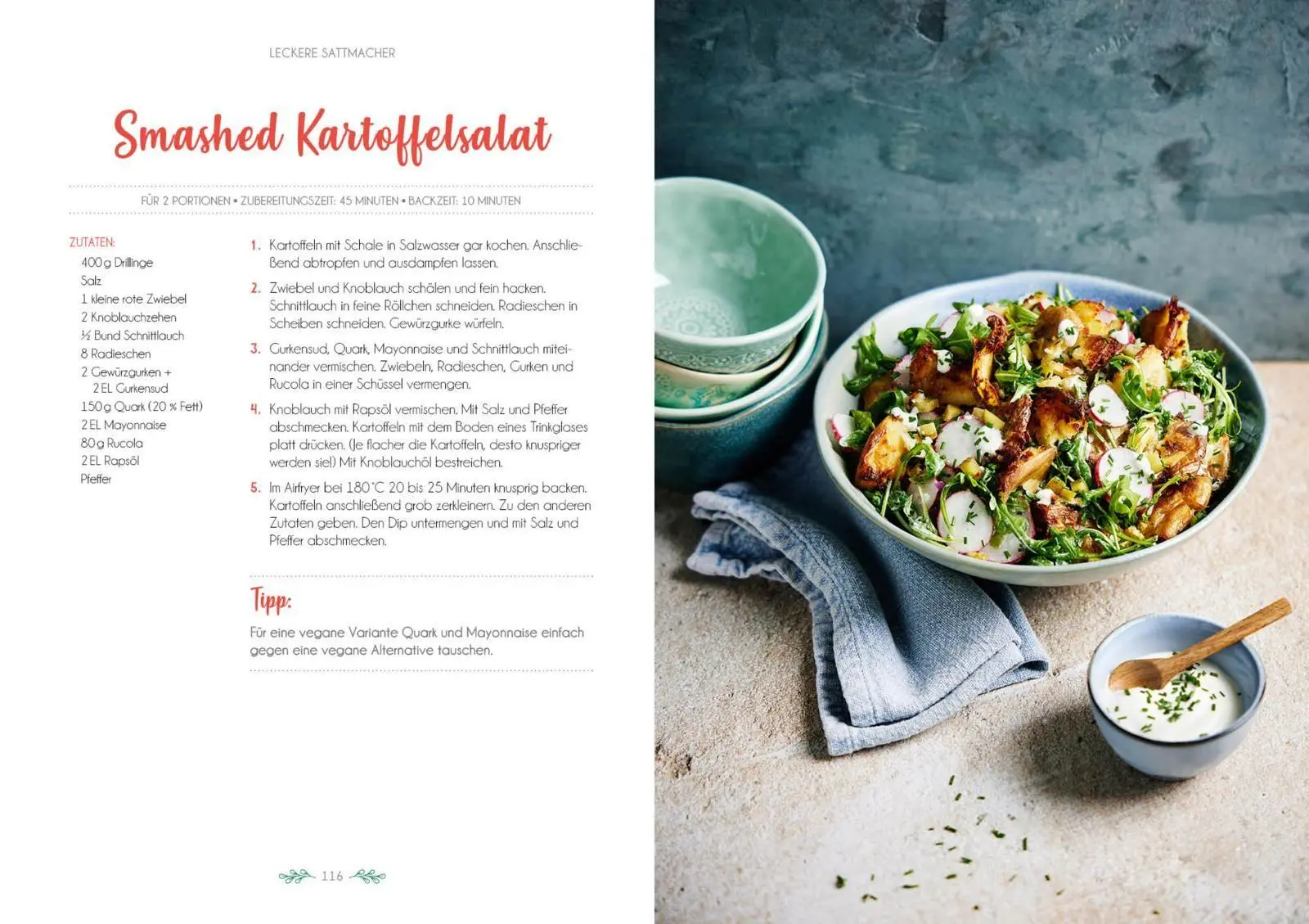Bild: 9783742327437 | Das Airfryer-Kochbuch: Vegetarisch | Sabrina Sue Daniels | Taschenbuch