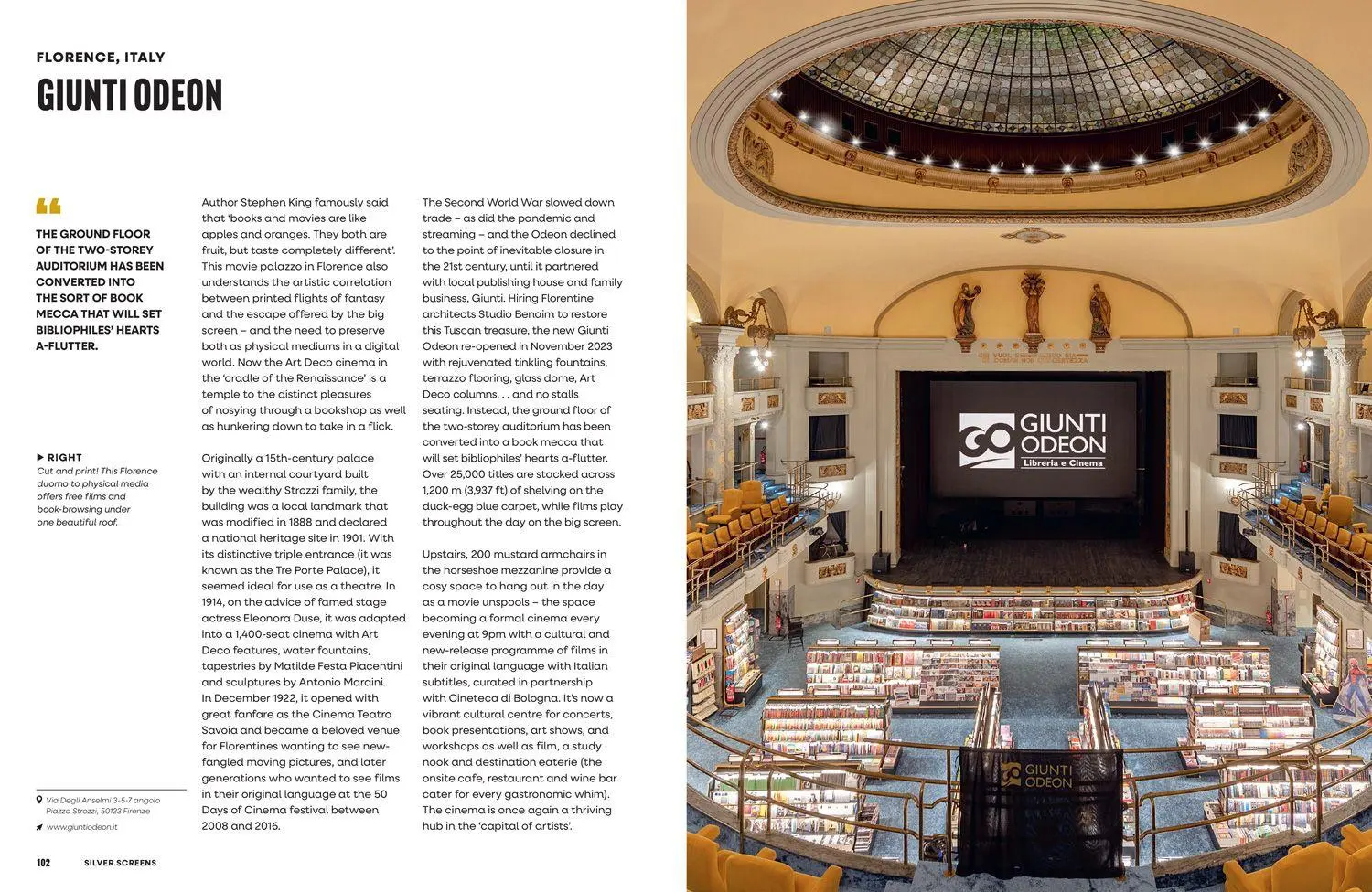 Bild: 9780008647537 | Silver Screens | Spectacular cinemas from Hollywood to Hong Kong