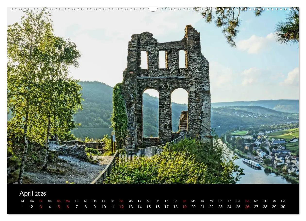 Bild: 9783516077537 | Schöne Mosel (Wandkalender 2026 DIN A2 quer), CALVENDO Monatskalender