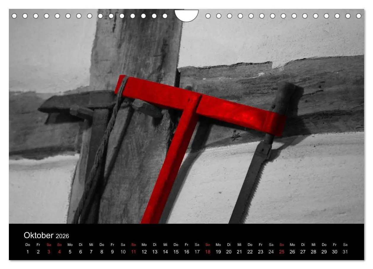 Bild: 9783516217537 | Blickfang in Rot (Wandkalender 2026 DIN A4 quer), CALVENDO...