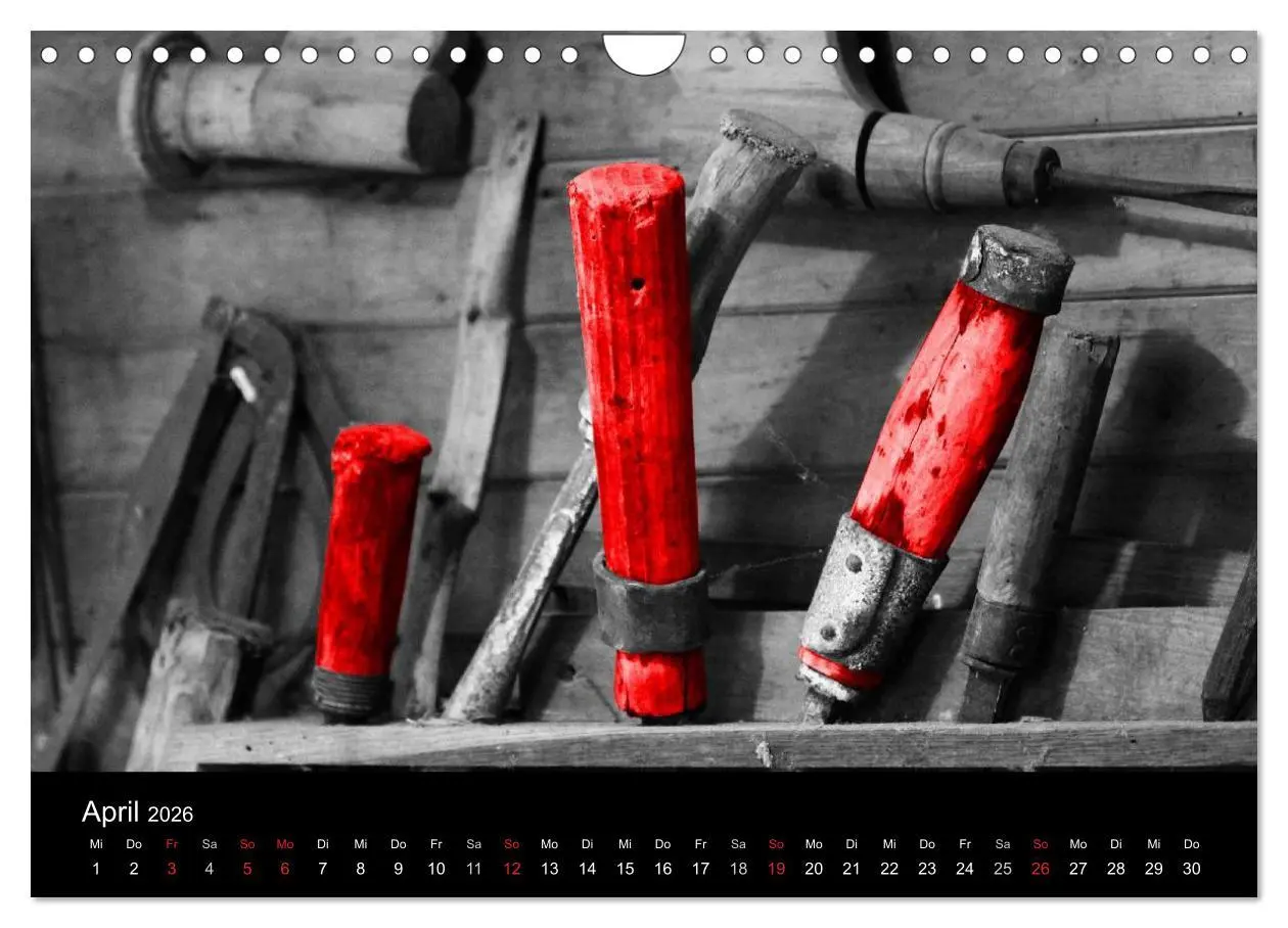Bild: 9783516217537 | Blickfang in Rot (Wandkalender 2026 DIN A4 quer), CALVENDO...