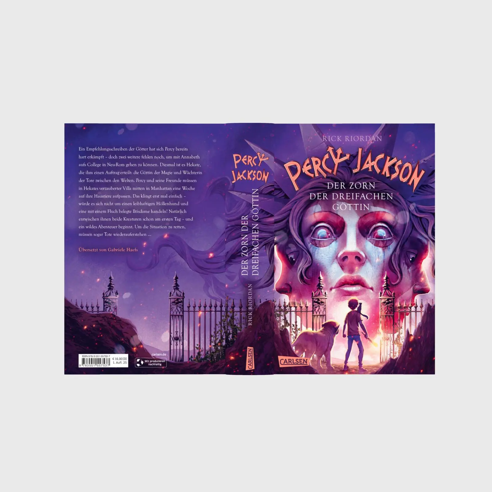 Bild: 9783551557537 | Percy Jackson 7: Der Zorn der dreifachen Göttin | Rick Riordan | Buch