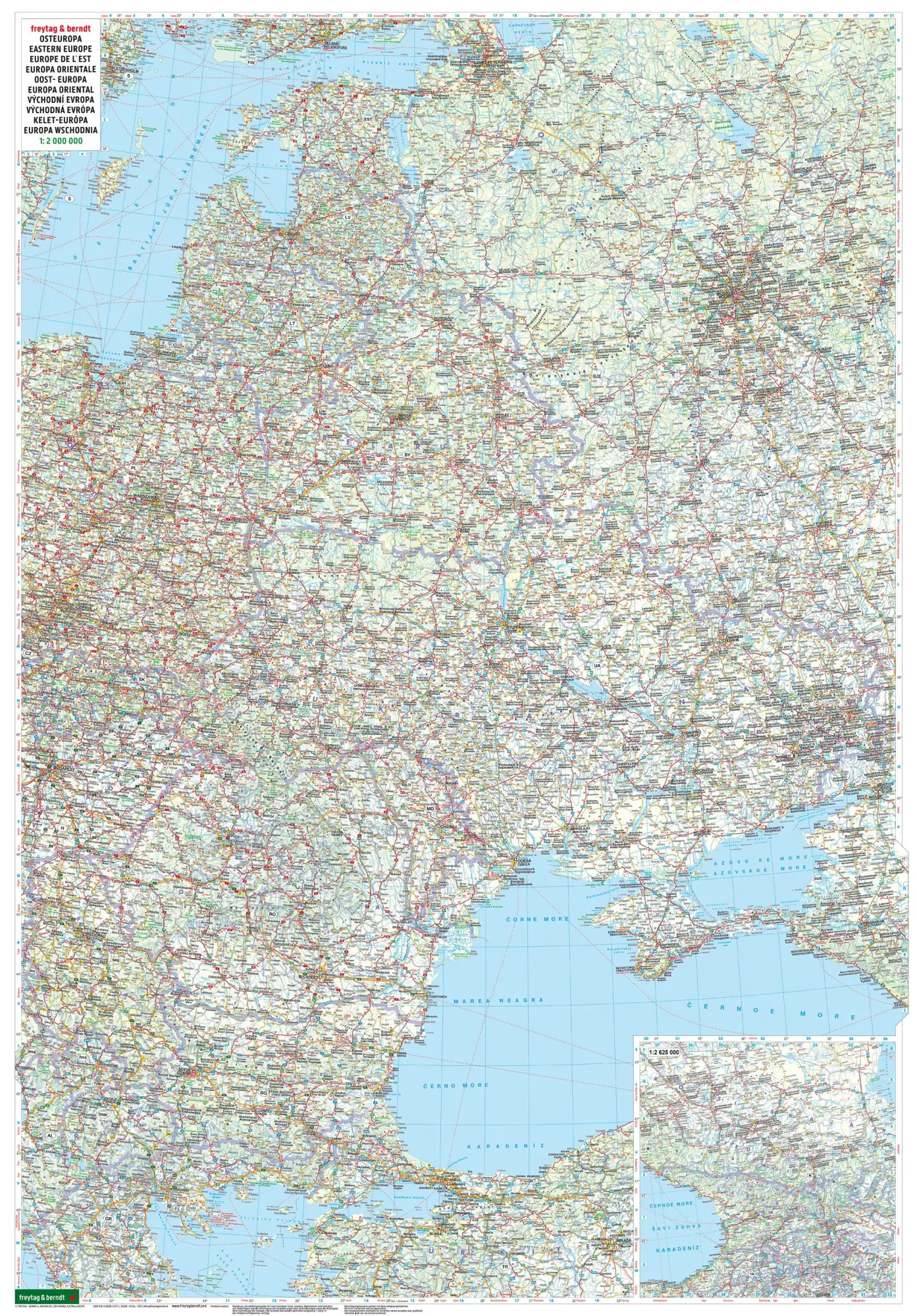 Bild: 9783707907537 | Osteuropa, Autokarte 1:2.000.000 | FBE.03 | (Land-)Karte | Deutsch