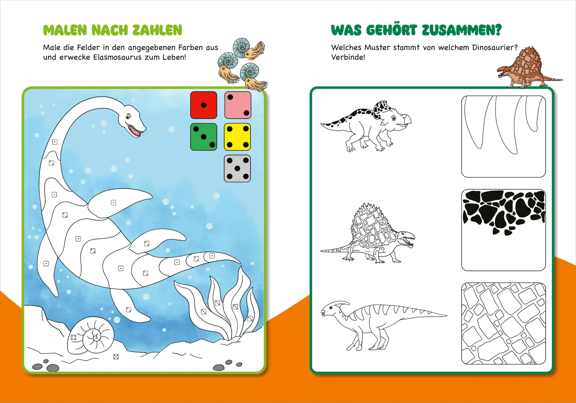 Bild: 9783788647537 | Malen und Rätseln für Kindergartenkinder. Dinosaurier | Schwendemann