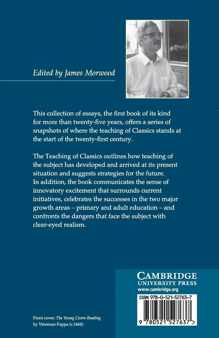 Rückseite: 9780521527637 | The Teaching of Classics | James Morwood | Taschenbuch | Englisch