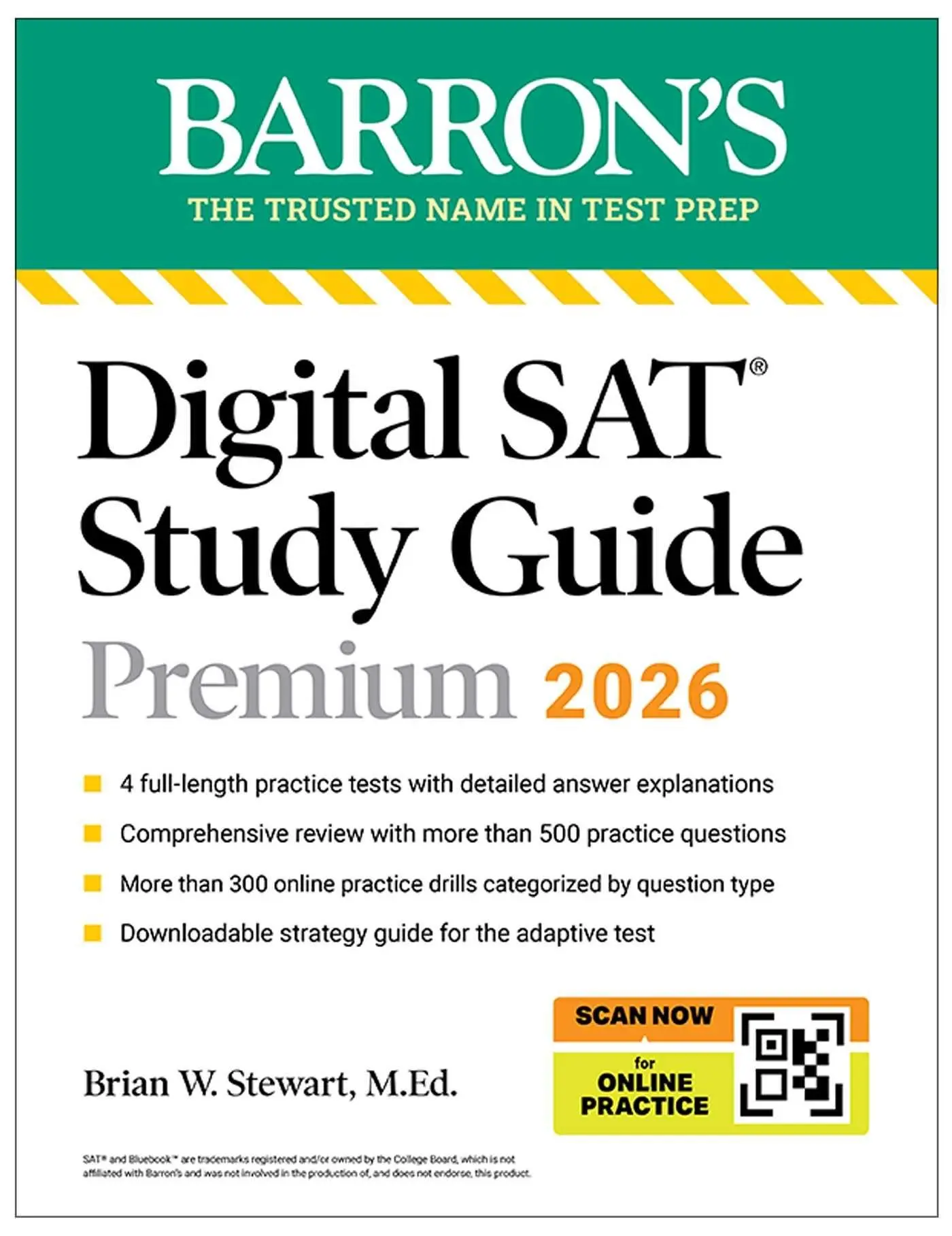 Cover: 9781506297637 | Digital SAT Study Guide Premium, 2026: 3 Practice Tests +...