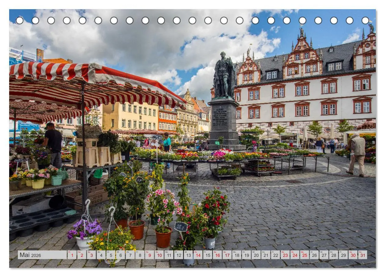 Bild: 9783457427637 | Fränkische Perle Coburg von Evelyn Taubert (Tischkalender 2026 DIN...