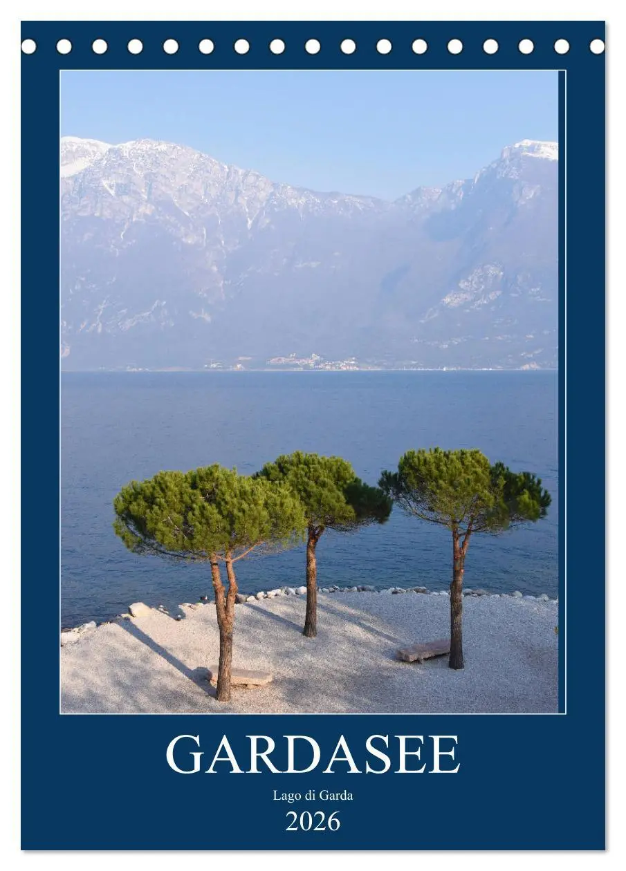 Cover: 9783516377637 | Eine zauberhafte Reise um den Gardasee (Tischkalender 2026 DIN A5...