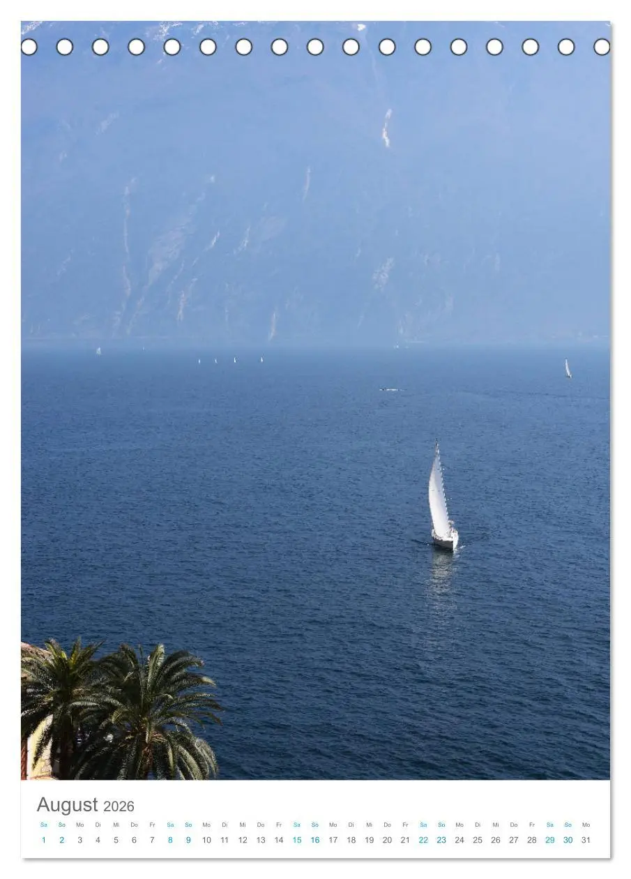Bild: 9783516377637 | Eine zauberhafte Reise um den Gardasee (Tischkalender 2026 DIN A5...