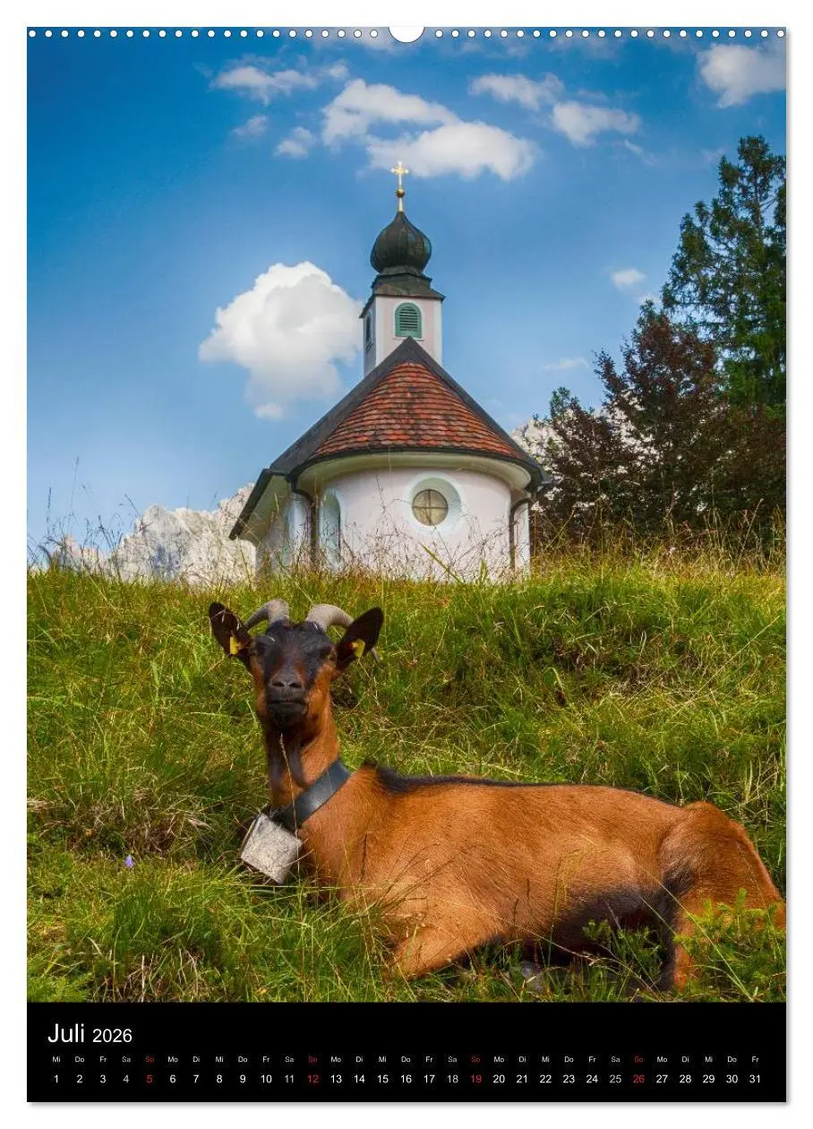 Bild: 9783516447637 | Bergblicke - Mittenwald (Wandkalender 2026 DIN A2 hoch), CALVENDO...