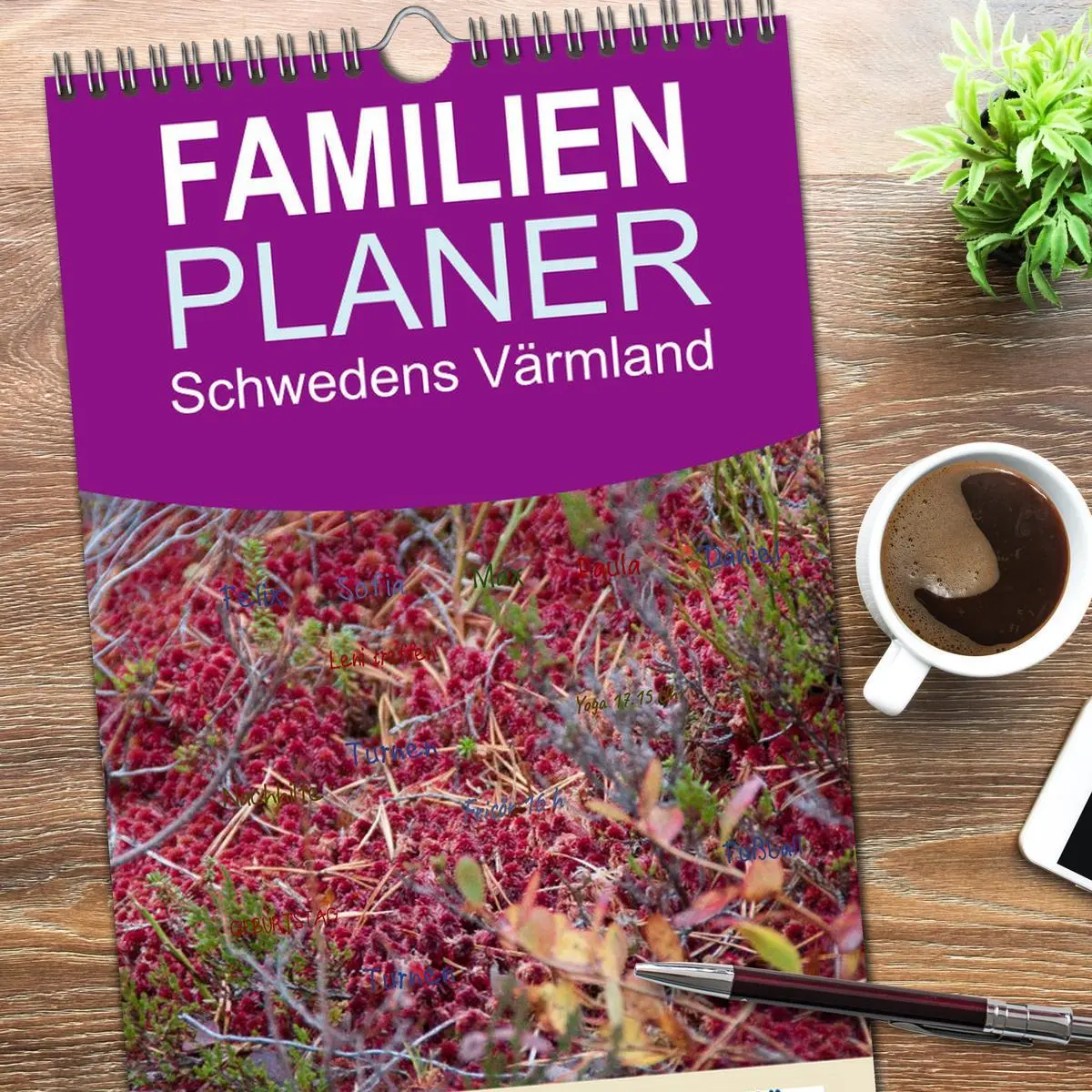 Bild: 9783516517637 | Familienplaner 2026 - Schwedens Värmland mit 5 Spalten...