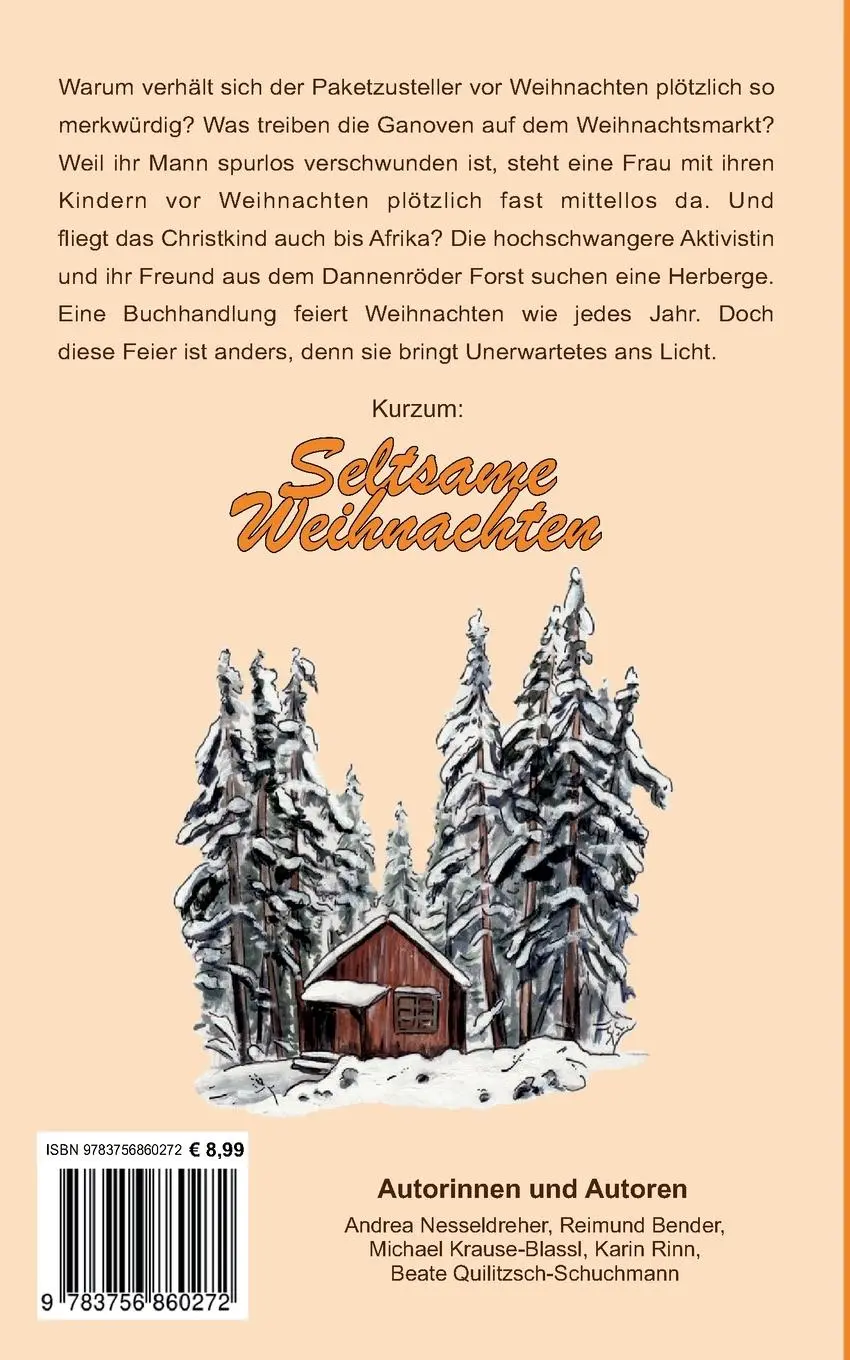 Rückseite: 9783755727637 | Seltsame Weihnachten | Beate Quilitzsch-Schuchmann | Taschenbuch