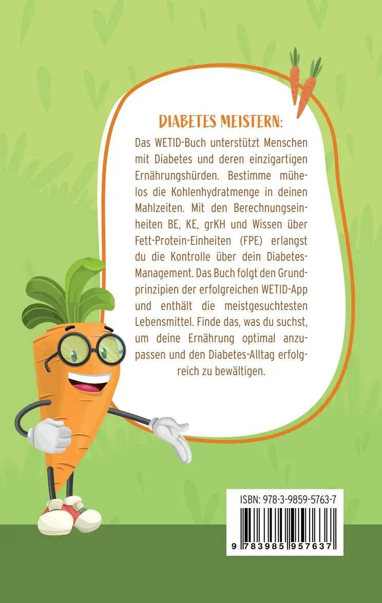 Rückseite: 9783985957637 | WETID - Optimiere dein Diabetes-Management | Scharfenort Heiko | Buch