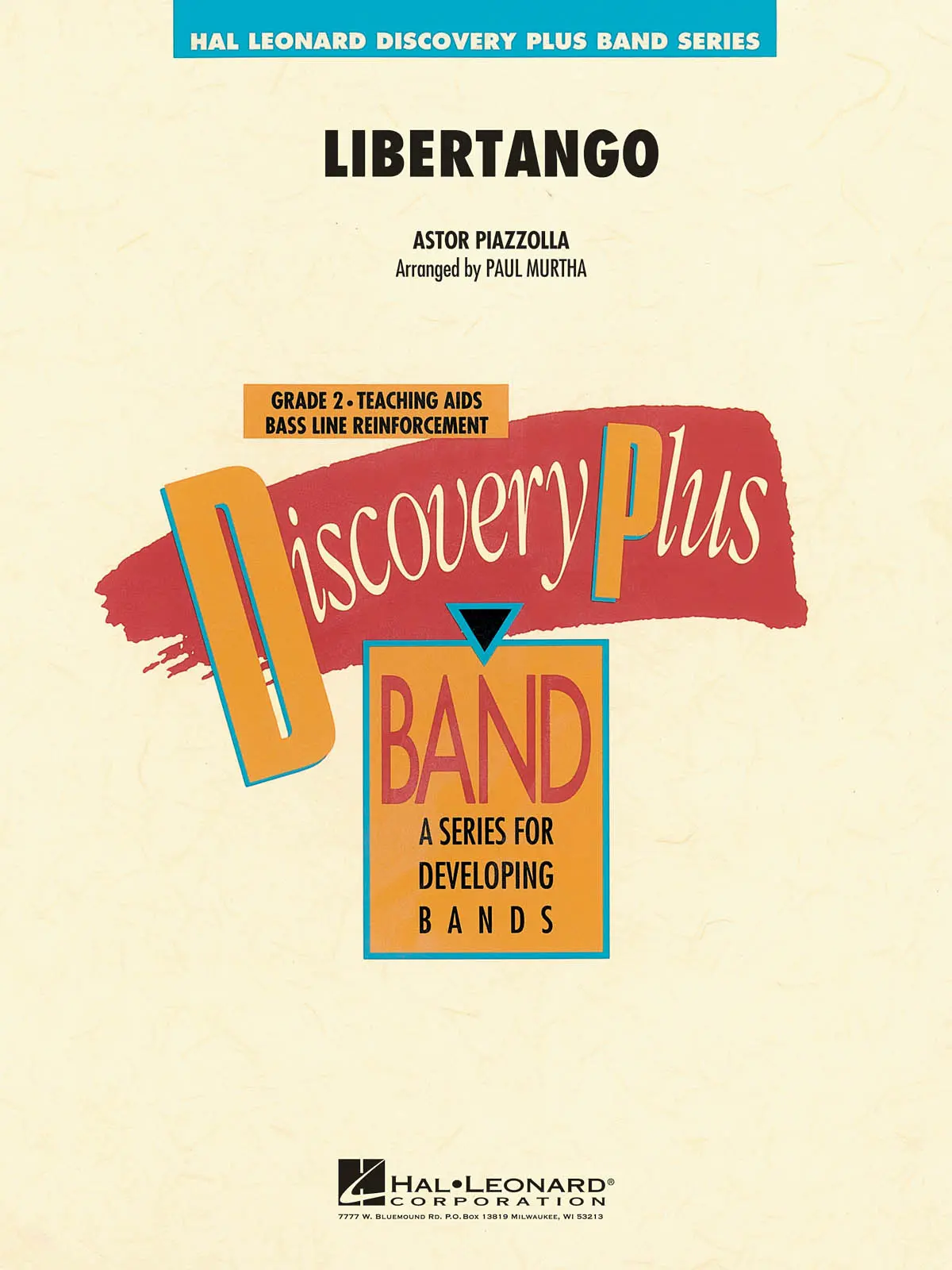 Cover: 888680627737 | Libertango | Astor Piazzolla | Discovery Plus Concert Band