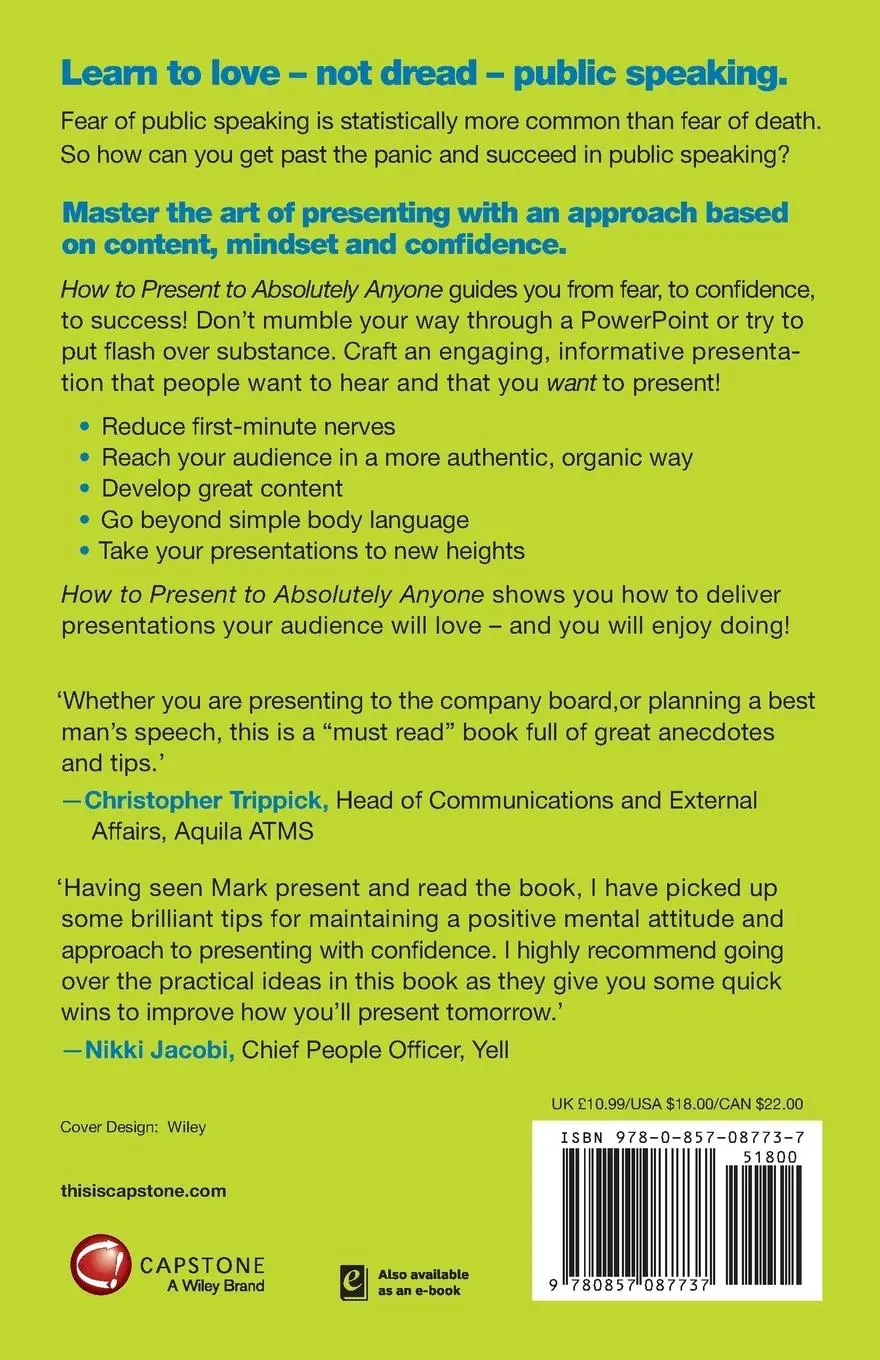 Rückseite: 9780857087737 | How to Present to Absolutely Anyone | Mark Rhodes | Taschenbuch | 2019