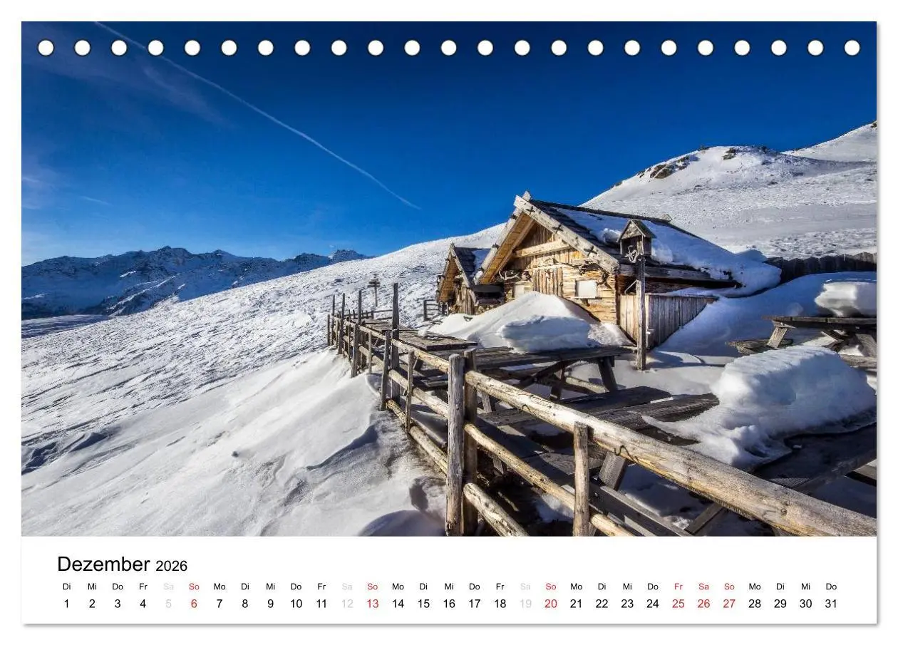 Bild: 9783457967737 | Almen im Ultental (Tischkalender 2026 DIN A5 quer), CALVENDO...