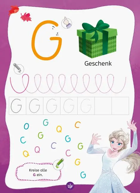 Bild: 9783473497737 | Disney Die Eiskönigin 2 - Mein Vorschulblock: Lesen und Schreiben