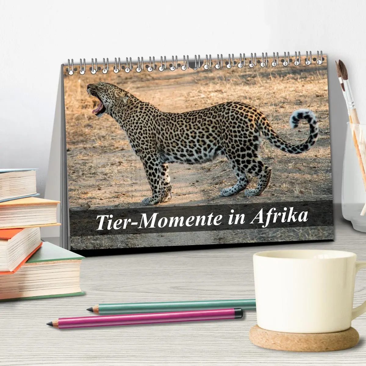 Bild: 9783516057737 | Tier-Momente in Afrika (Tischkalender 2026 DIN A5 quer), CALVENDO...