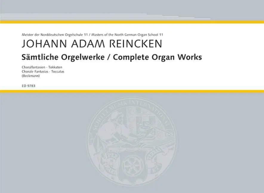 Cover: 9783795797737 | SAEMTLICHE ORGELWERKE | Johann Adam Reincken | Buch | 64 S. | Deutsch