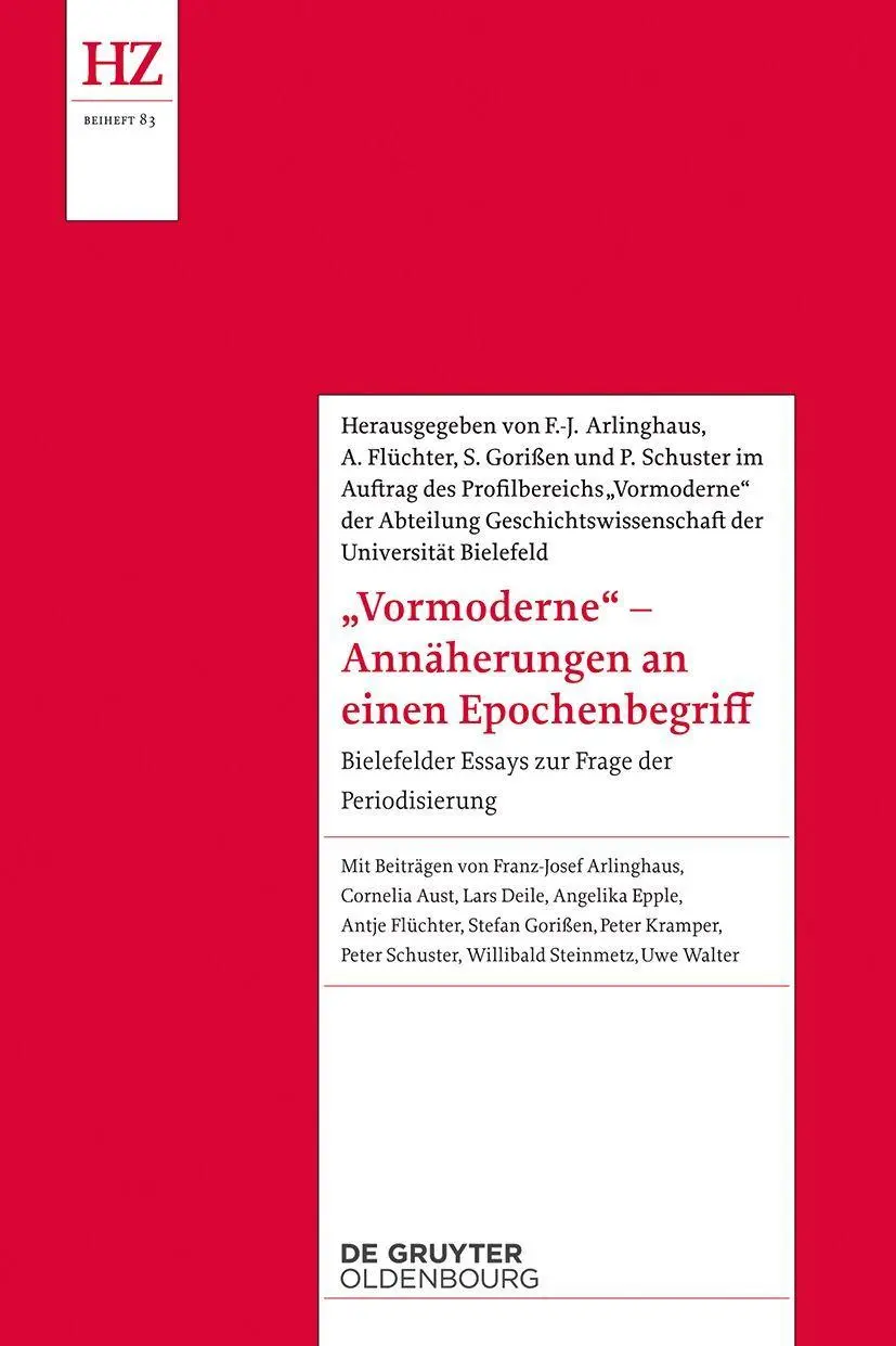 Cover: 9783111657837 | 'Vormoderne' - Annäherungen an einen Epochenbegriff | Buch | 220 S.