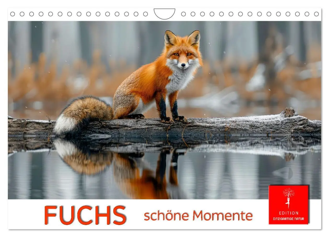 Cover: 9783457337837 | Fuchs - schöne Momente (Wandkalender 2026 DIN A4 quer), CALVENDO...