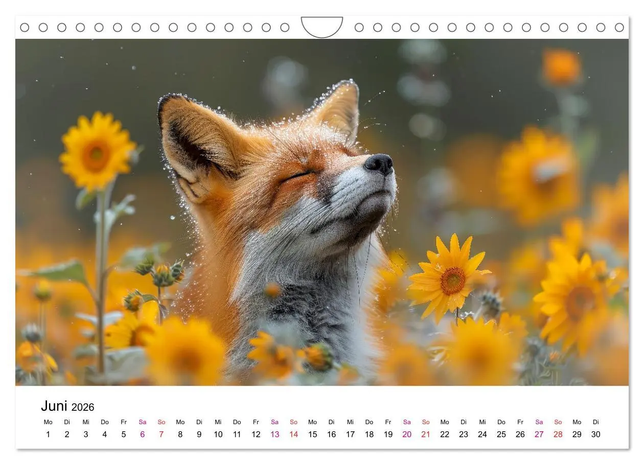 Bild: 9783457337837 | Fuchs - schöne Momente (Wandkalender 2026 DIN A4 quer), CALVENDO...