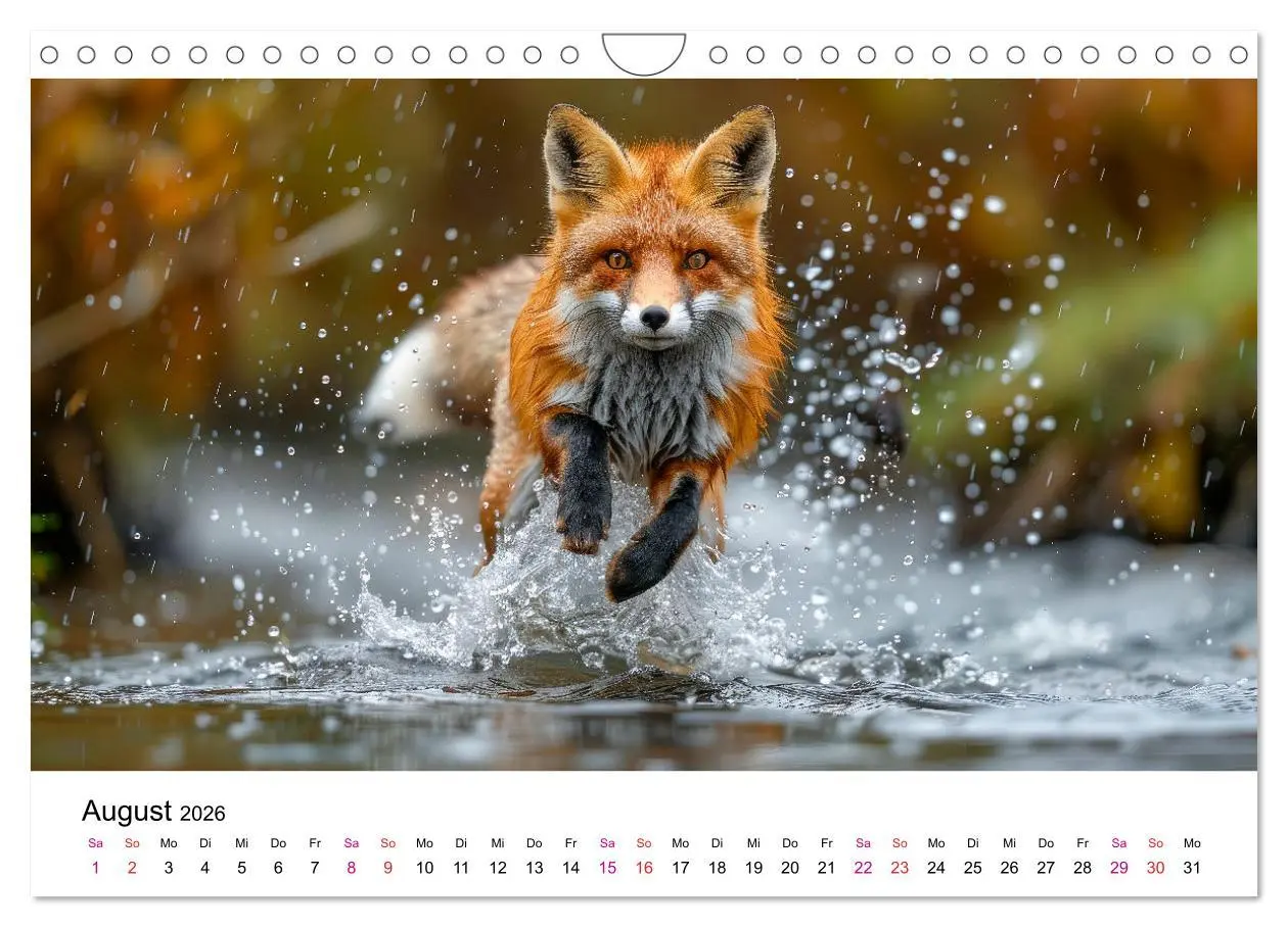 Bild: 9783457337837 | Fuchs - schöne Momente (Wandkalender 2026 DIN A4 quer), CALVENDO...