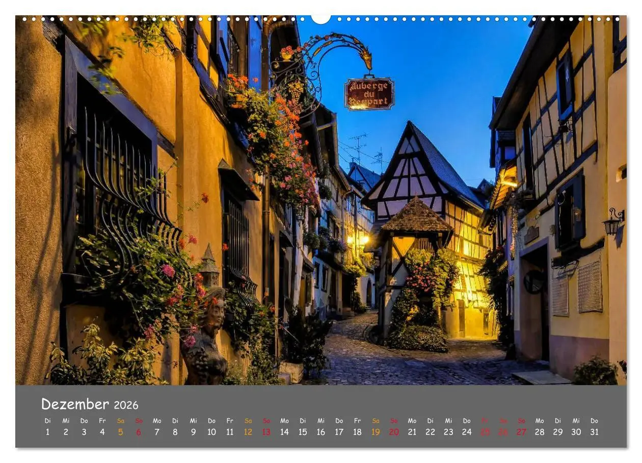Bild: 9783516047837 | Eindrücke aus dem Elsass (Wandkalender 2026 DIN A2 quer), CALVENDO...