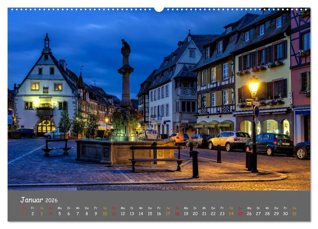 Bild: 9783516047837 | Eindrücke aus dem Elsass (Wandkalender 2026 DIN A2 quer), CALVENDO...