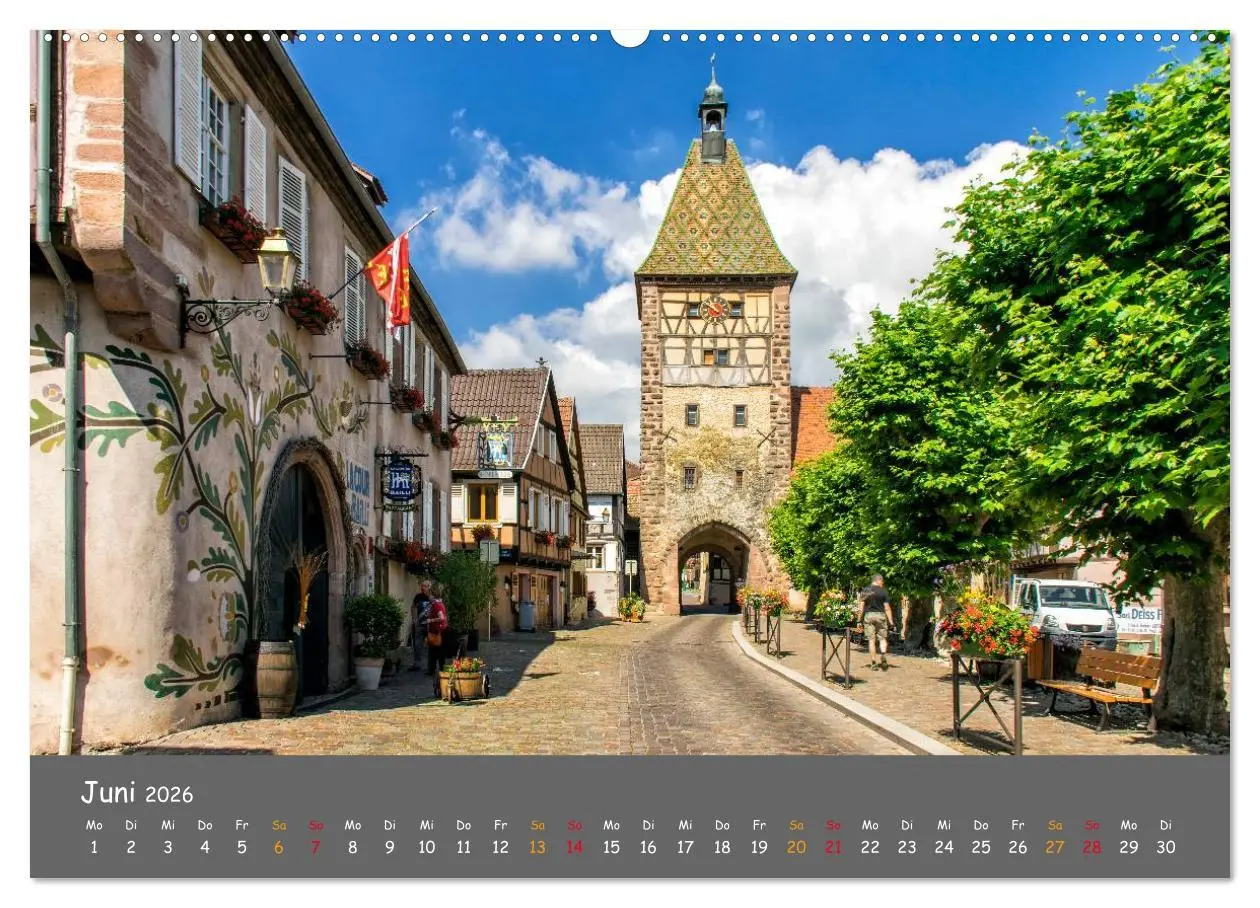 Bild: 9783516047837 | Eindrücke aus dem Elsass (Wandkalender 2026 DIN A2 quer), CALVENDO...